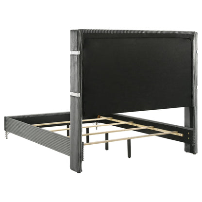 Malcolm Timeless Wingback Upholstered Bed