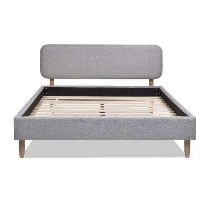 Diego Low Upholstered Platform Bed and Frame