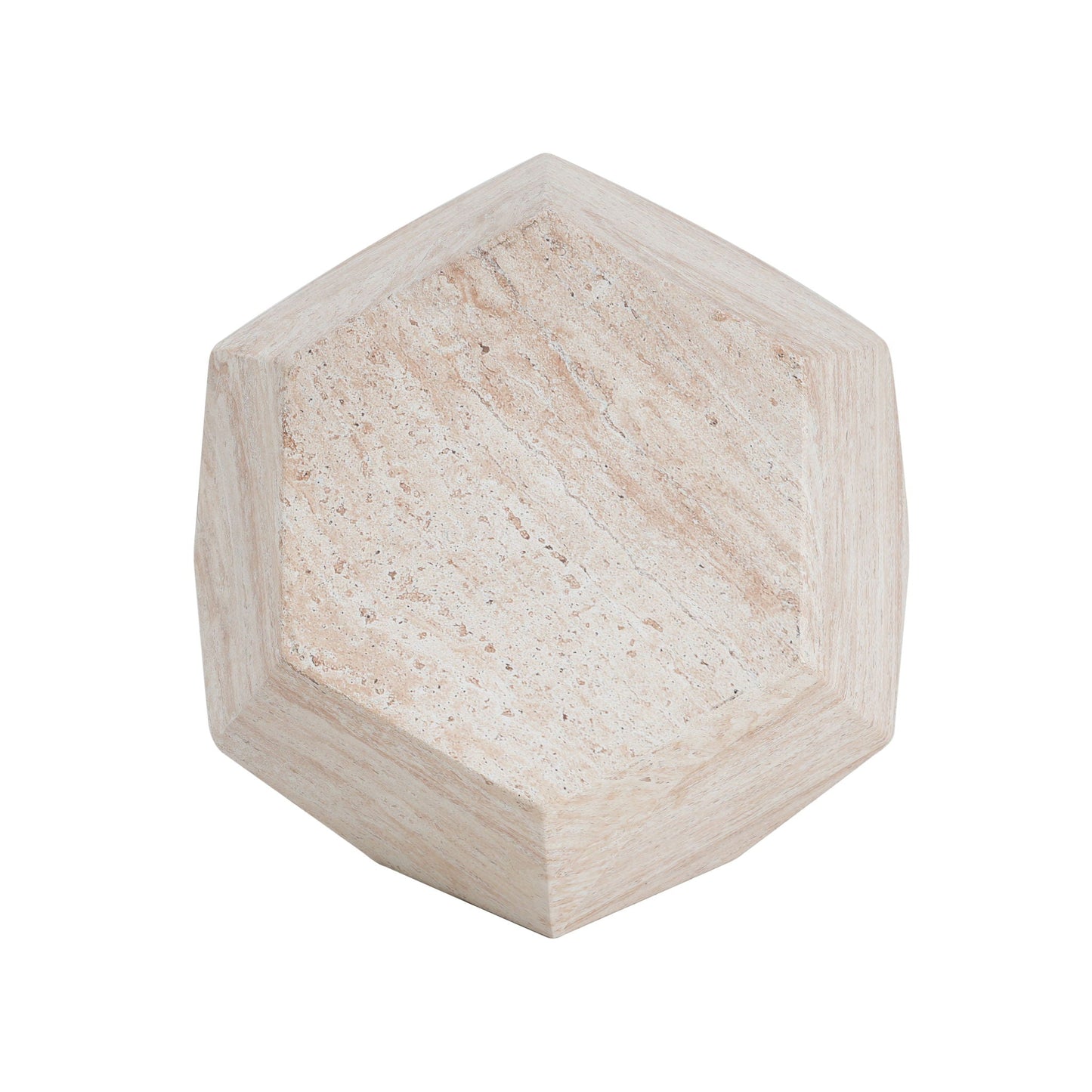 Outdoor/Indoor lightweight concrete side table, beige textured cube by HouseOfZazla on Tampa Home & Garden Store