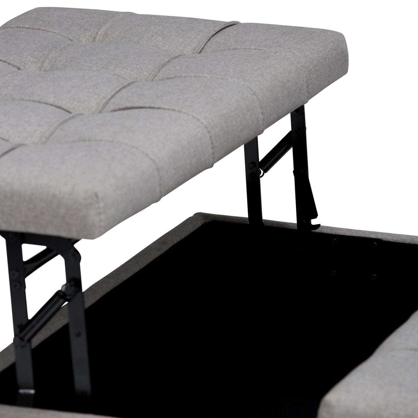Harrison Upholstered Coffee Table Storage Ottoman