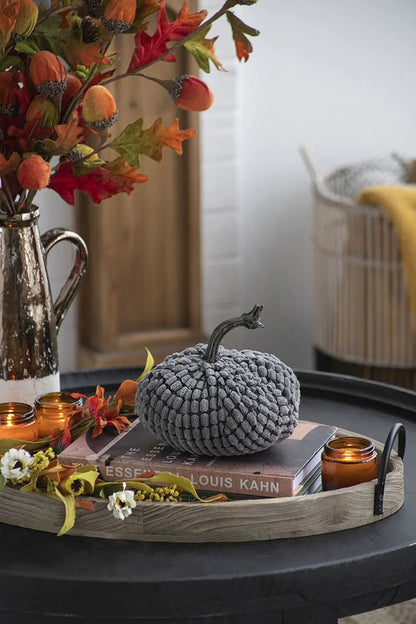 Weighted Pumpkin Ornament for Harvest Decor