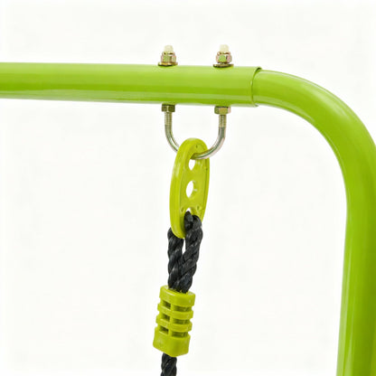 Compact Baby Swing With Safety Buckle And A Seat