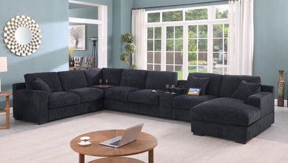 Celine Fabric Corner Sectional Sofa Right Chaise