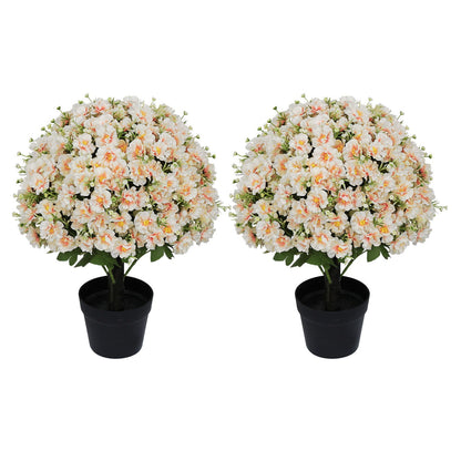 Artificial Snow Lotus Indoor and Outdoor Plant