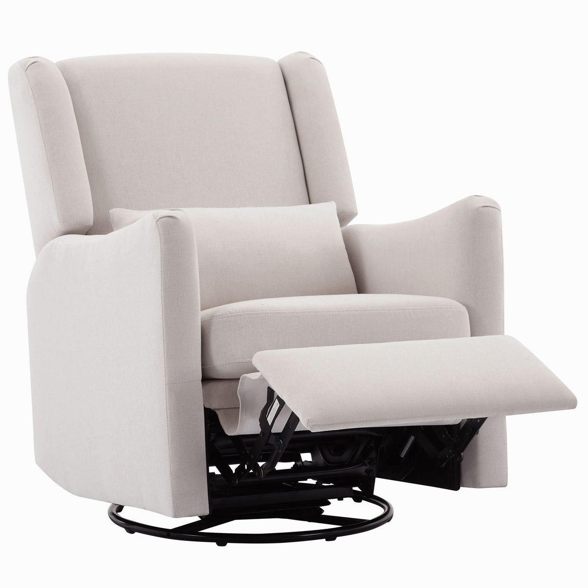 Wide Wingback Swivel Glider And Recliner