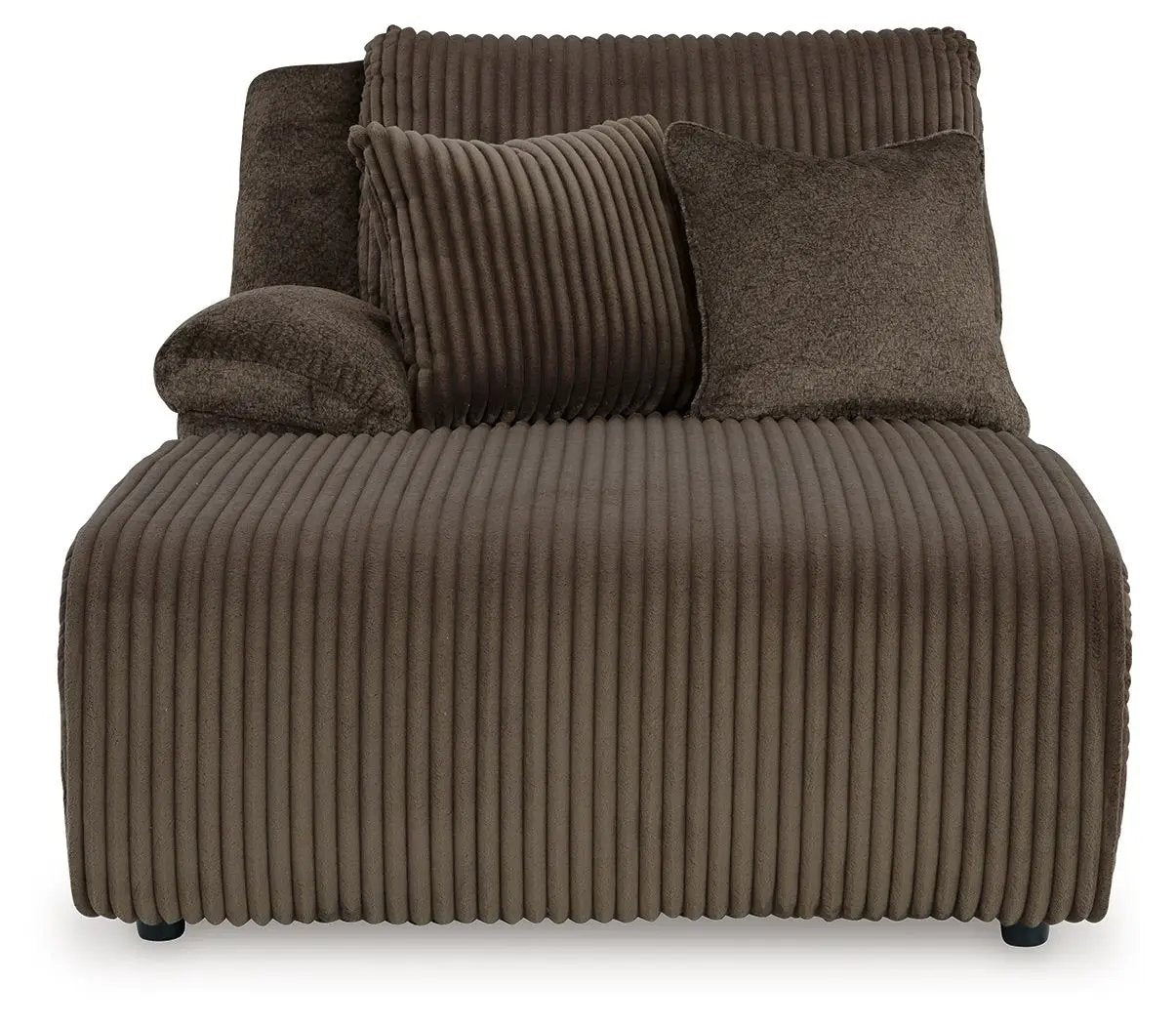 Top Tier Corduroy Reclining Sectional with Chaise