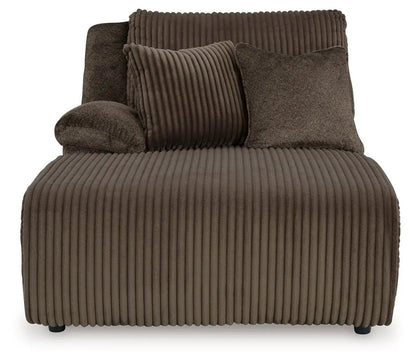 Top Tier Corduroy Reclining Sectional with Chaise