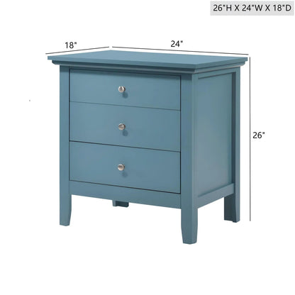 3 Drawer Nightstand and Dove Tailed Drawers