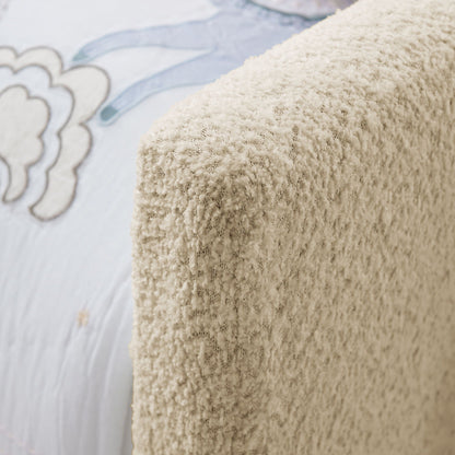 Cute Rabbit Ear Platform Bed and Safety Rail