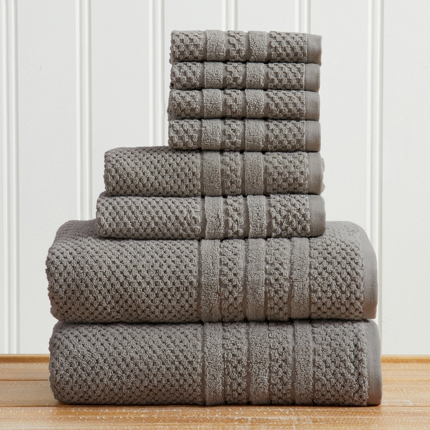 Premium Cotton Checkered Jacquard Towel for Bath