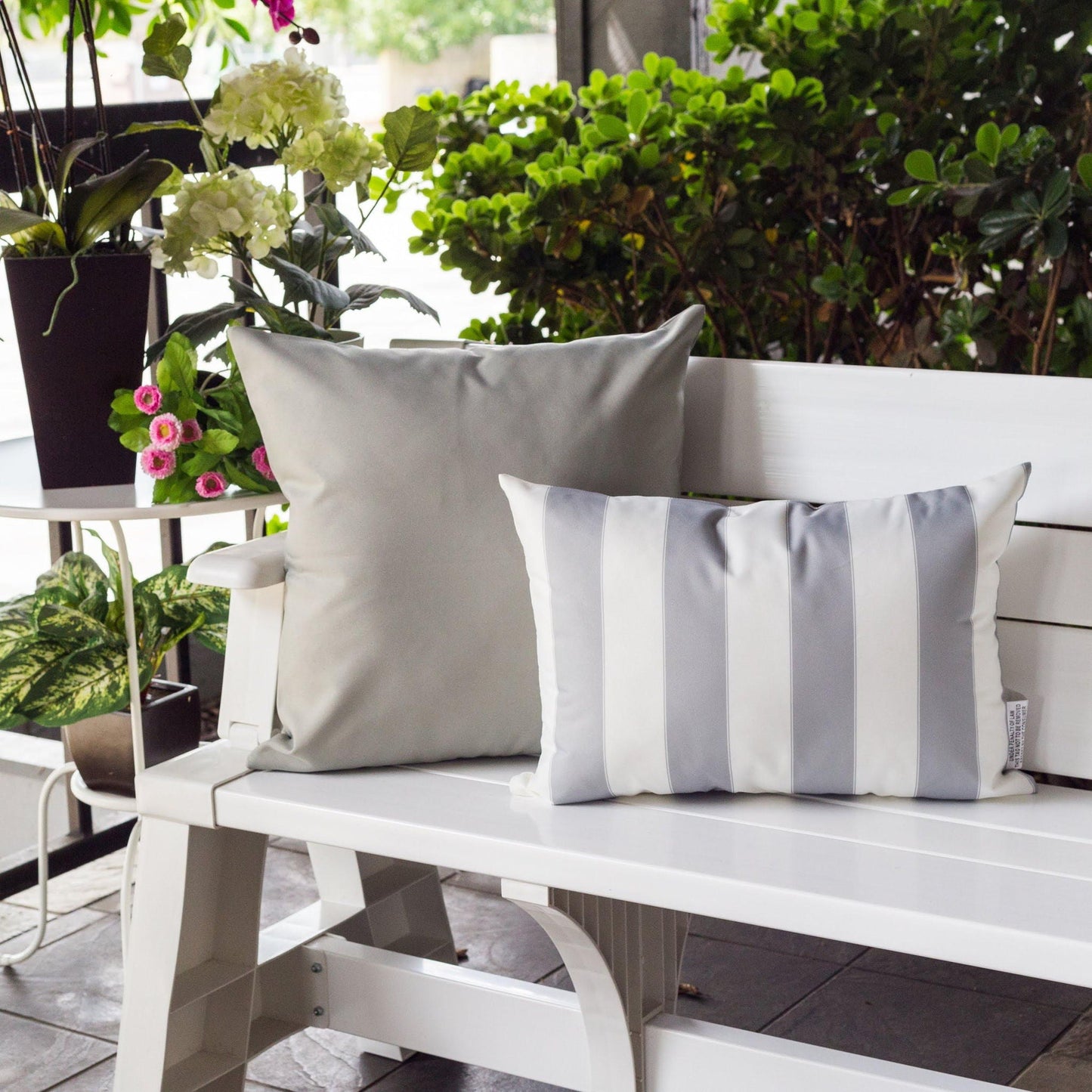 Horizon Stripe Pillow For Indoor And Outdoor Use