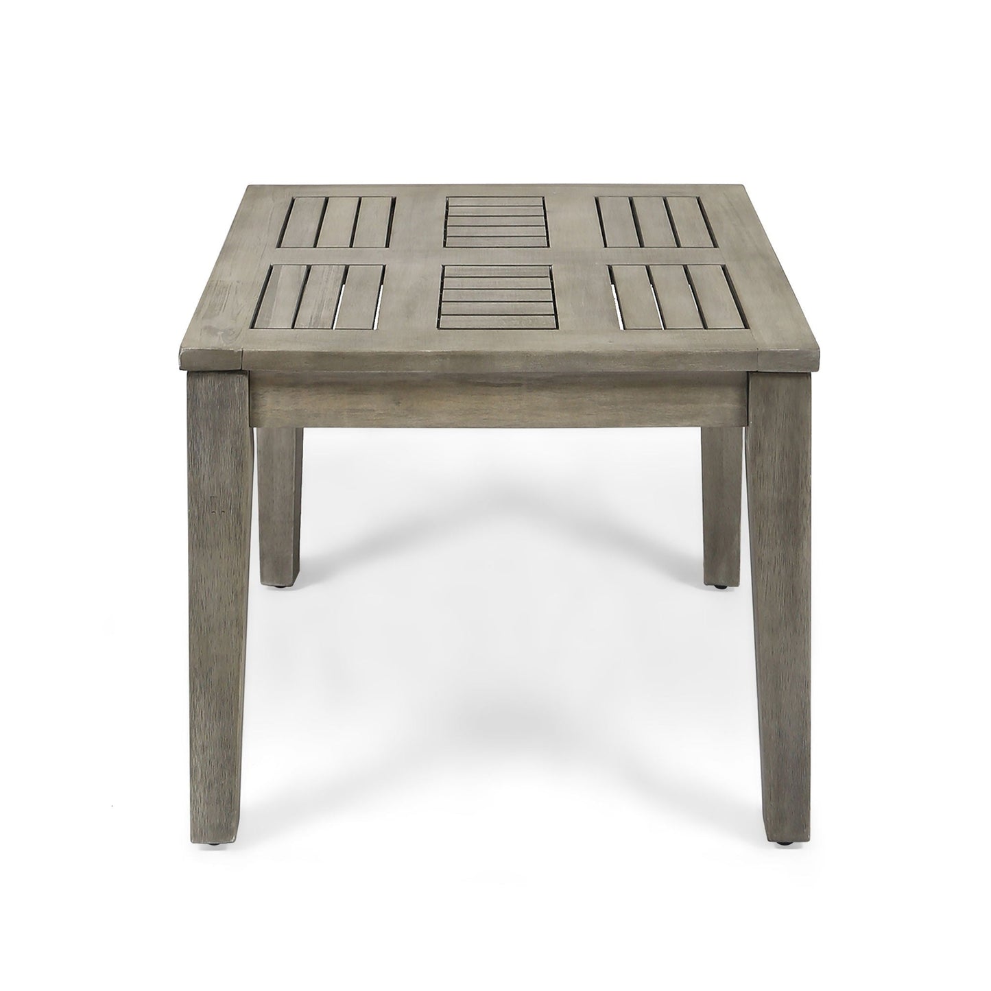Dexterity Outdoor Square Side Table with Wood