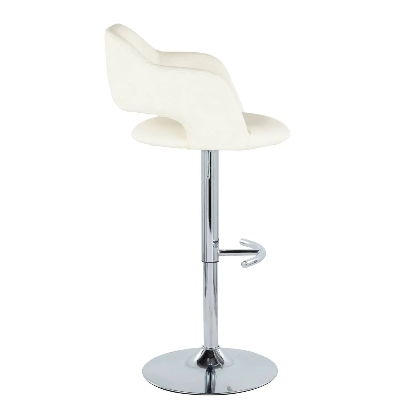 Margarite Contemporary Adjustable Barstool Swivel