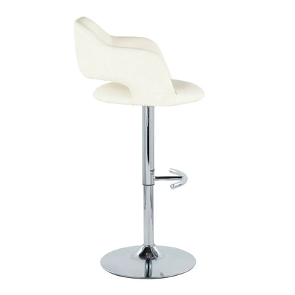 Margarite Contemporary Adjustable Barstool Swivel