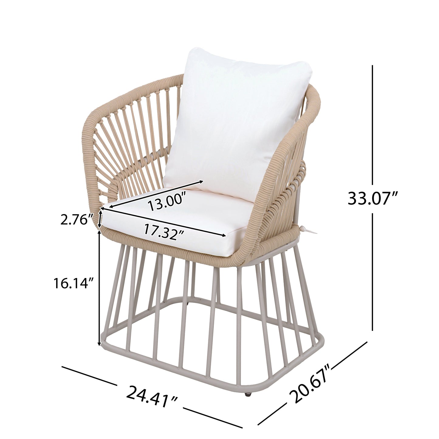 Outdoor 5 Piece Teak Dining Set And Wicker Chairs