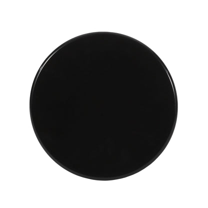 Serenita outdoor side tables set of 2 with glossy black round tops on Tampa Home & Garden Store