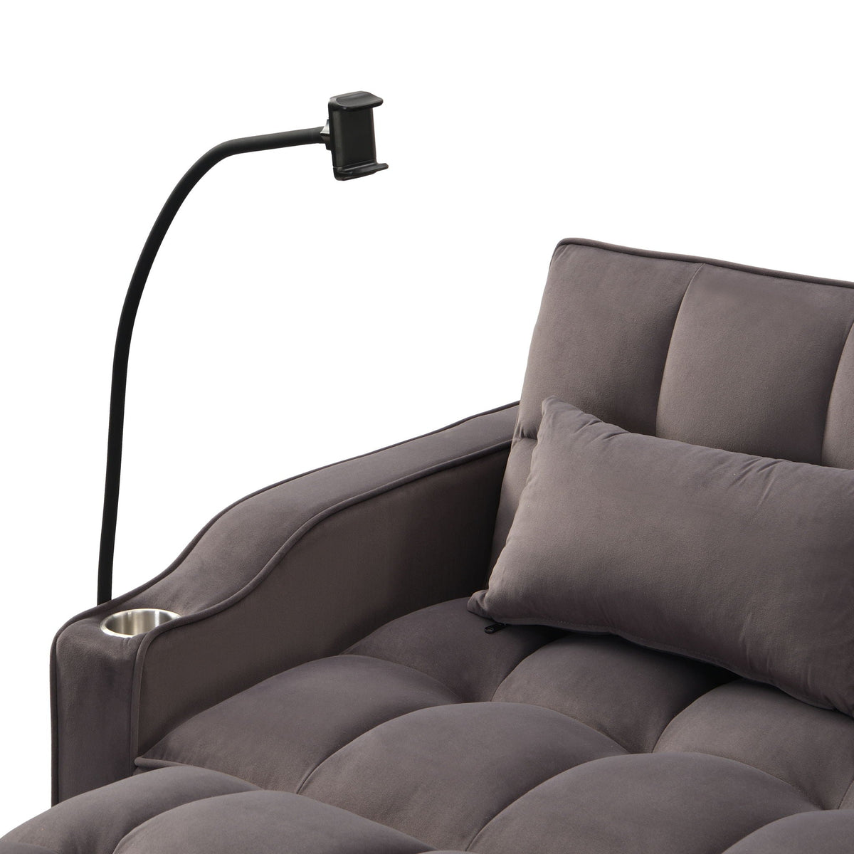 Modern Loveseat Futon Sofa with Pullout Bed