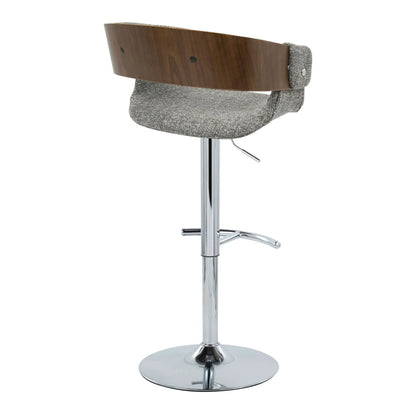 Elisa Mid Century Modern Barstool Swivel Set of 2