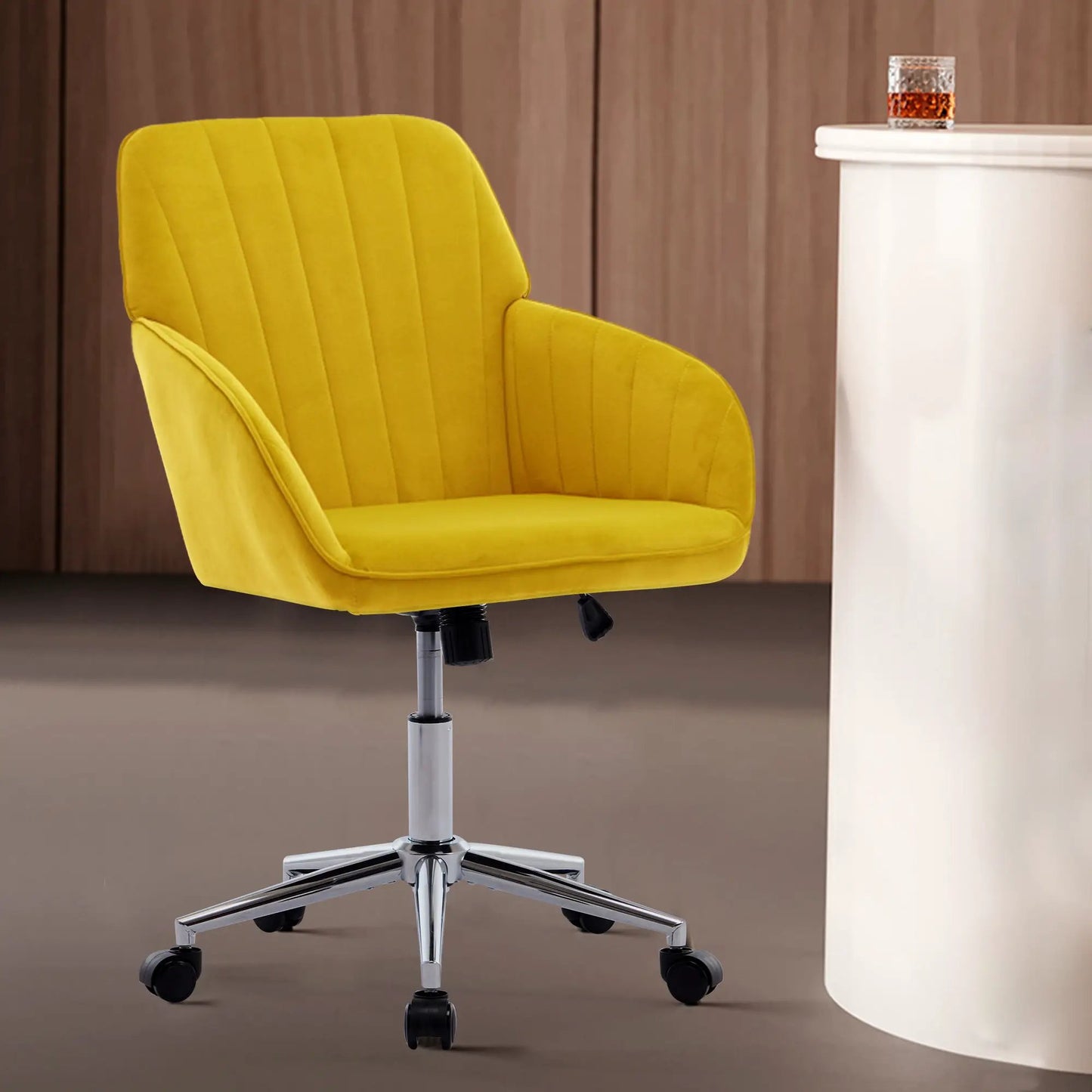 Adjustable Ergonomic Chair With Swivel Backrest