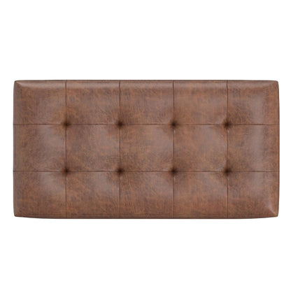 Cosmopolitan Upholstered Storage Ottoman Bench
