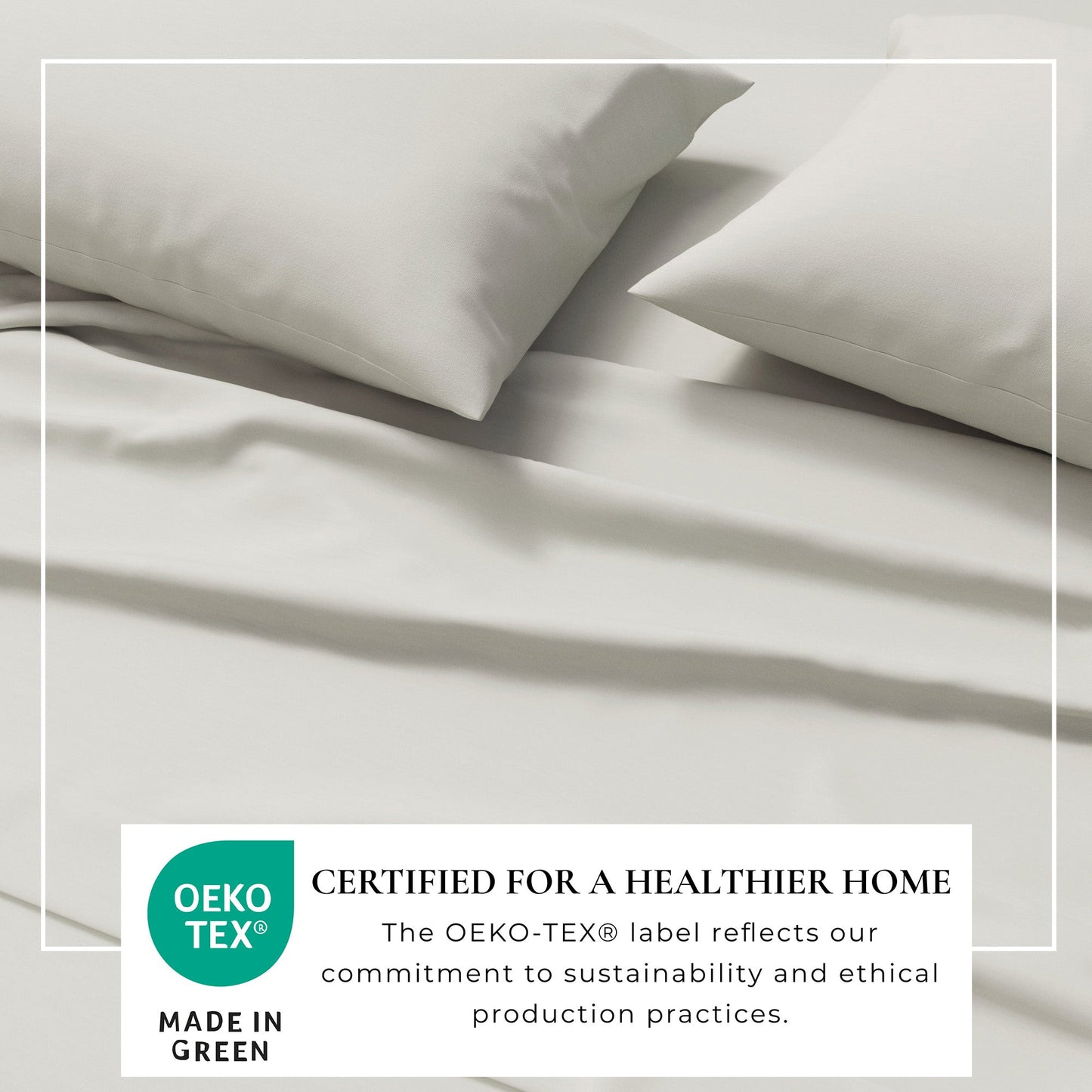 Heathered Jersey and Cotton Blend Bed Sheets
