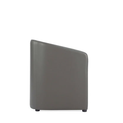 Anna and Modern Round Vegan Dining Armchair
