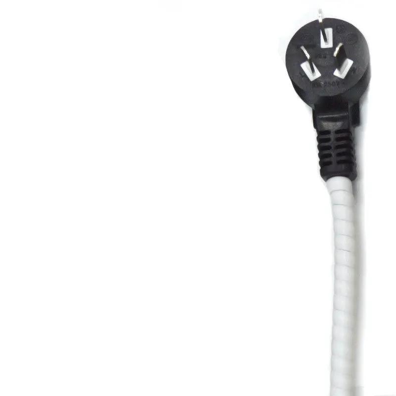 Anti-cat and dog bite power cord protector with white spiral cord and plug end FLIPSTYLEZLLC on Tampa Home & Garden Store