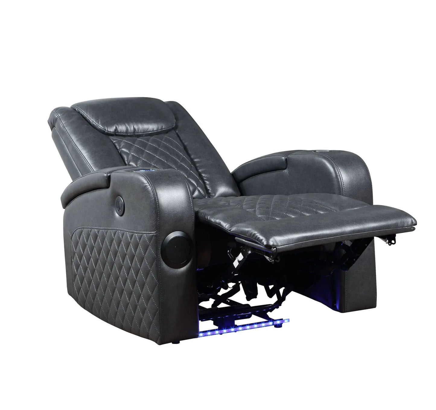 Alair Leather Aire Power Recliner With Bluetooth