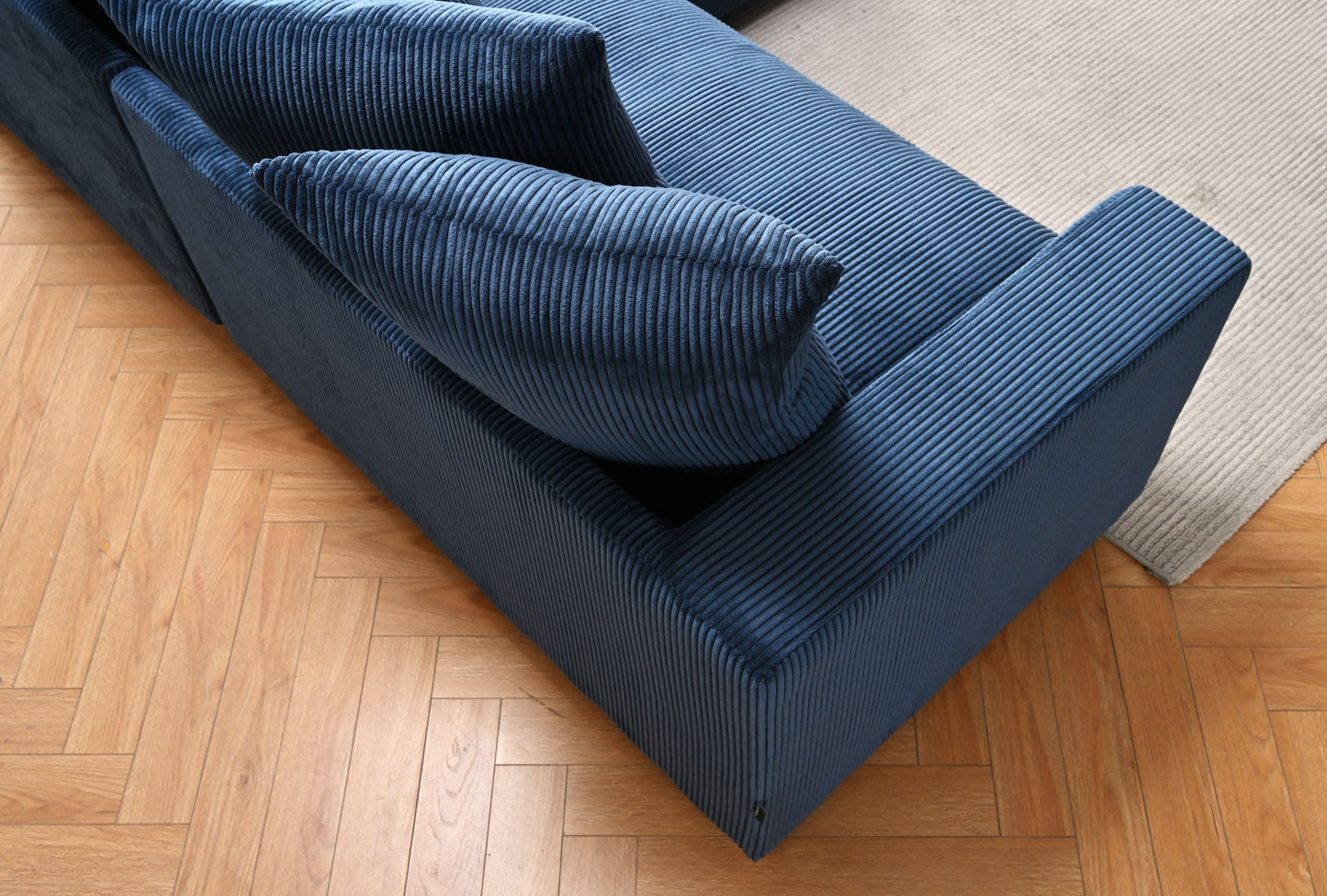 Luxe Oversized 2 Piece Sectional Sofa for Living