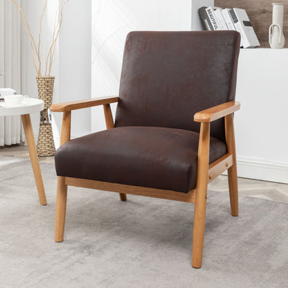 Wide Classic Mid Century Modern Arm Chair