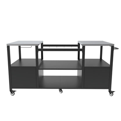 Stainless Steel Outdoor Grill Cart and Table