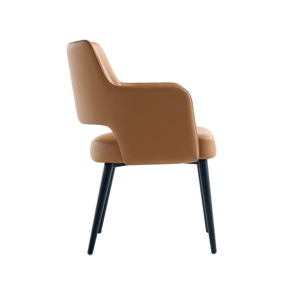Modern Tremont Dining Armchair and Steel Frame