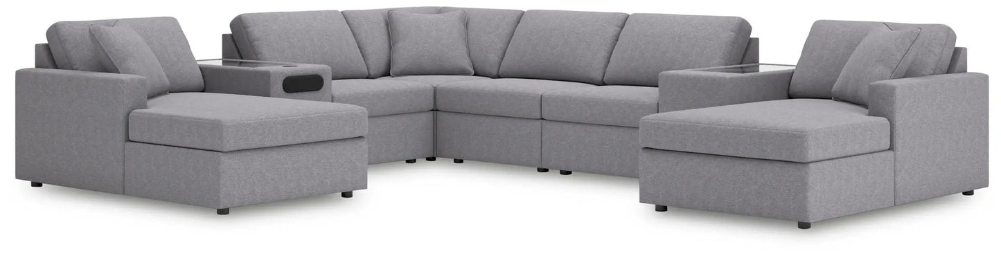 Modmax Sectional in Granite Performance Fabric