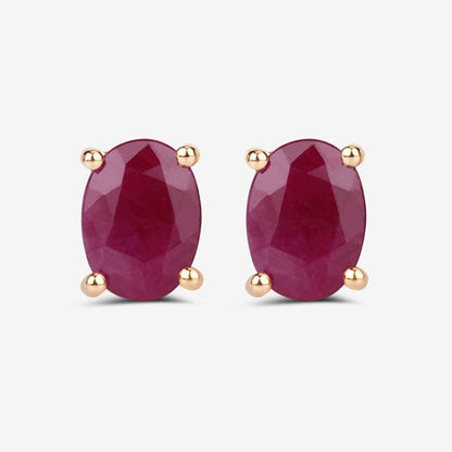 1.70ct ruby stud earrings in 10K yellow gold, Bids.com pair on Tampa Home & Garden Store