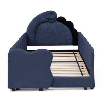 Toddler Dinosaur Bed and Safety Guardrail