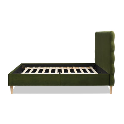 Stockholm Wavy Headboard and Platform Bed
