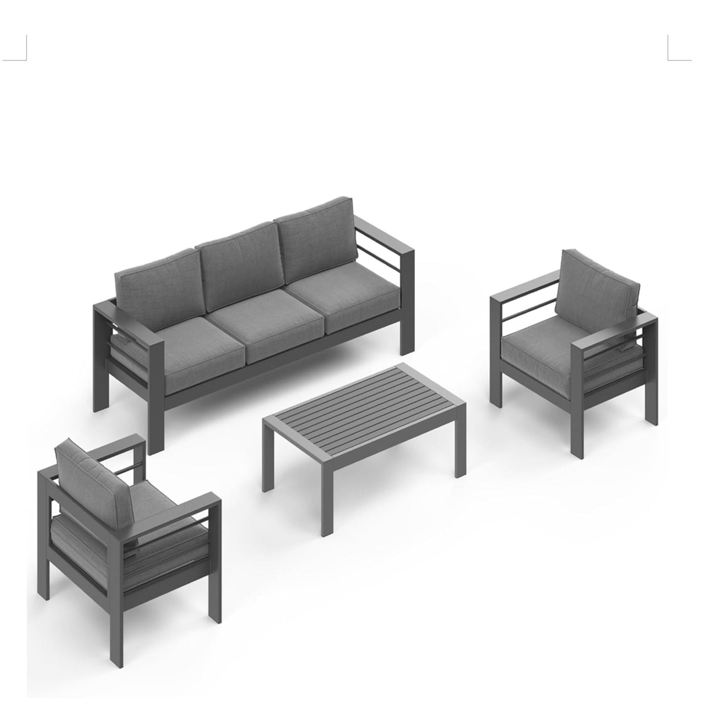 Heavy Duty Patio Set And The Thick Soft Cushions