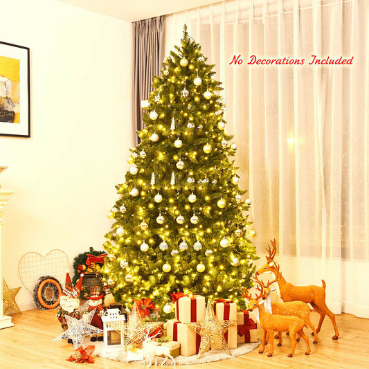 7.5 ft DirectDeals artificial fir Christmas tree with LED lights and 1968 branch tips on Tampa Home & Garden Store