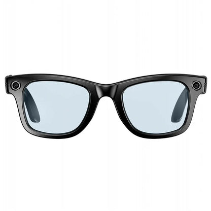 AI Recognition Voice Assistant Translation 800w W610 smart glasses, black frame with blue lenses and dual cameras FLIPSTYLEZLLC on Tampa Home & Garden Store