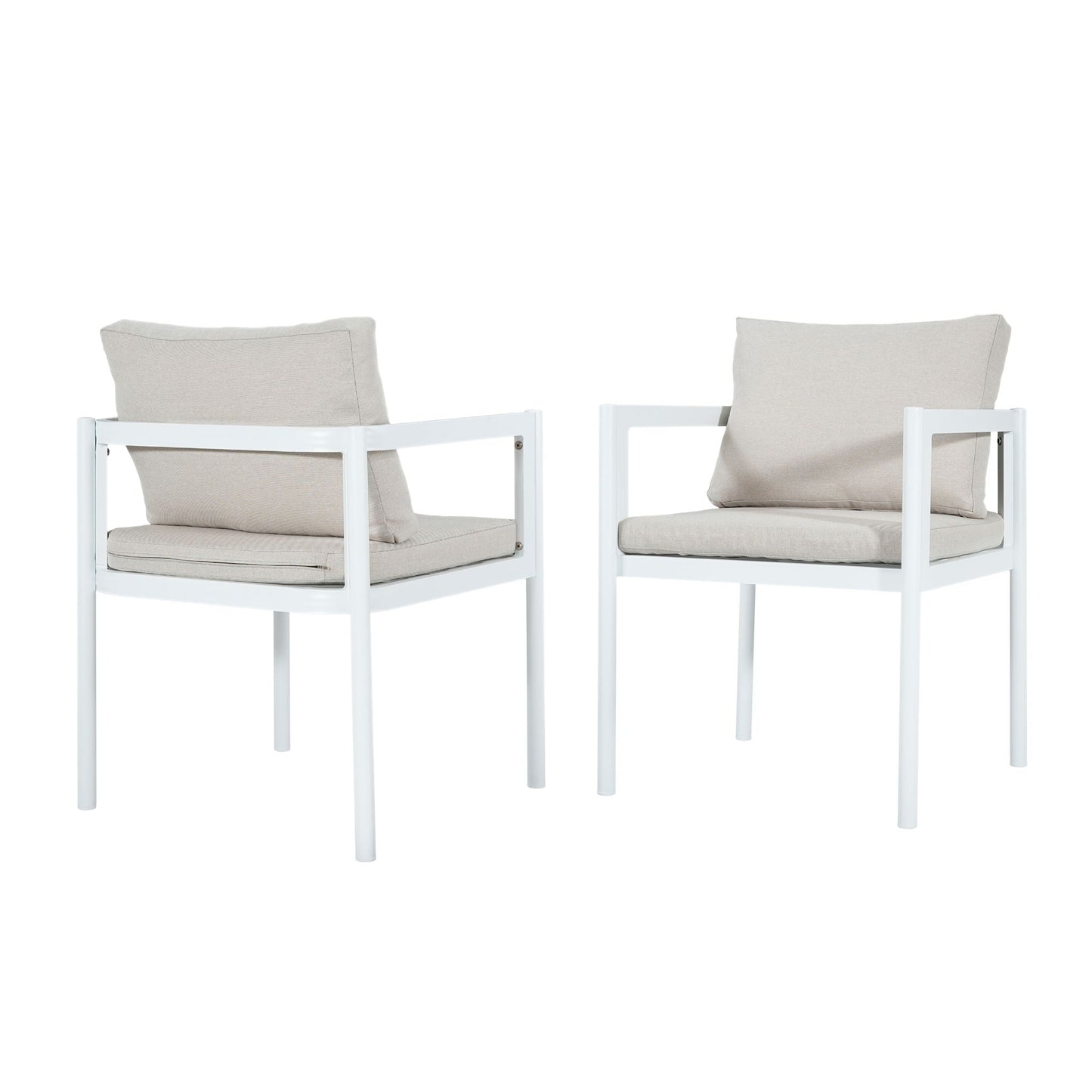 All Weather Outdoor Aluminum Dining Chairs