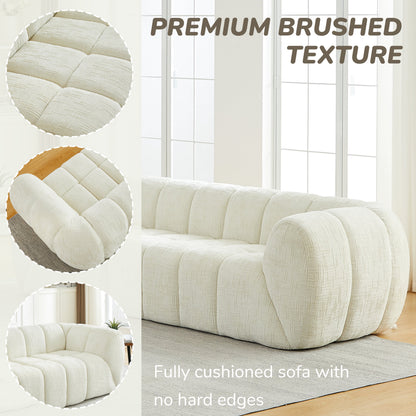 Modern Chenille Sofa for a Cozy Living Room