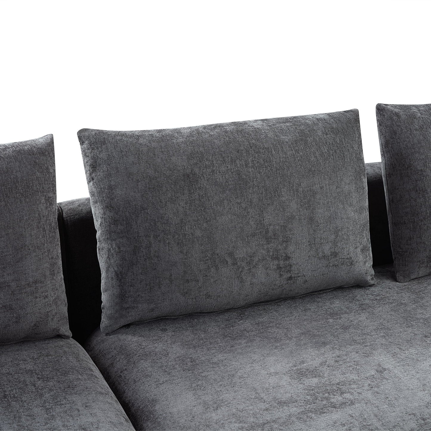Modern L Shaped Sofa With Storage And Upholstery