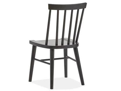Lindon Dark Dining Side Chair Set of 2 Dark Brown