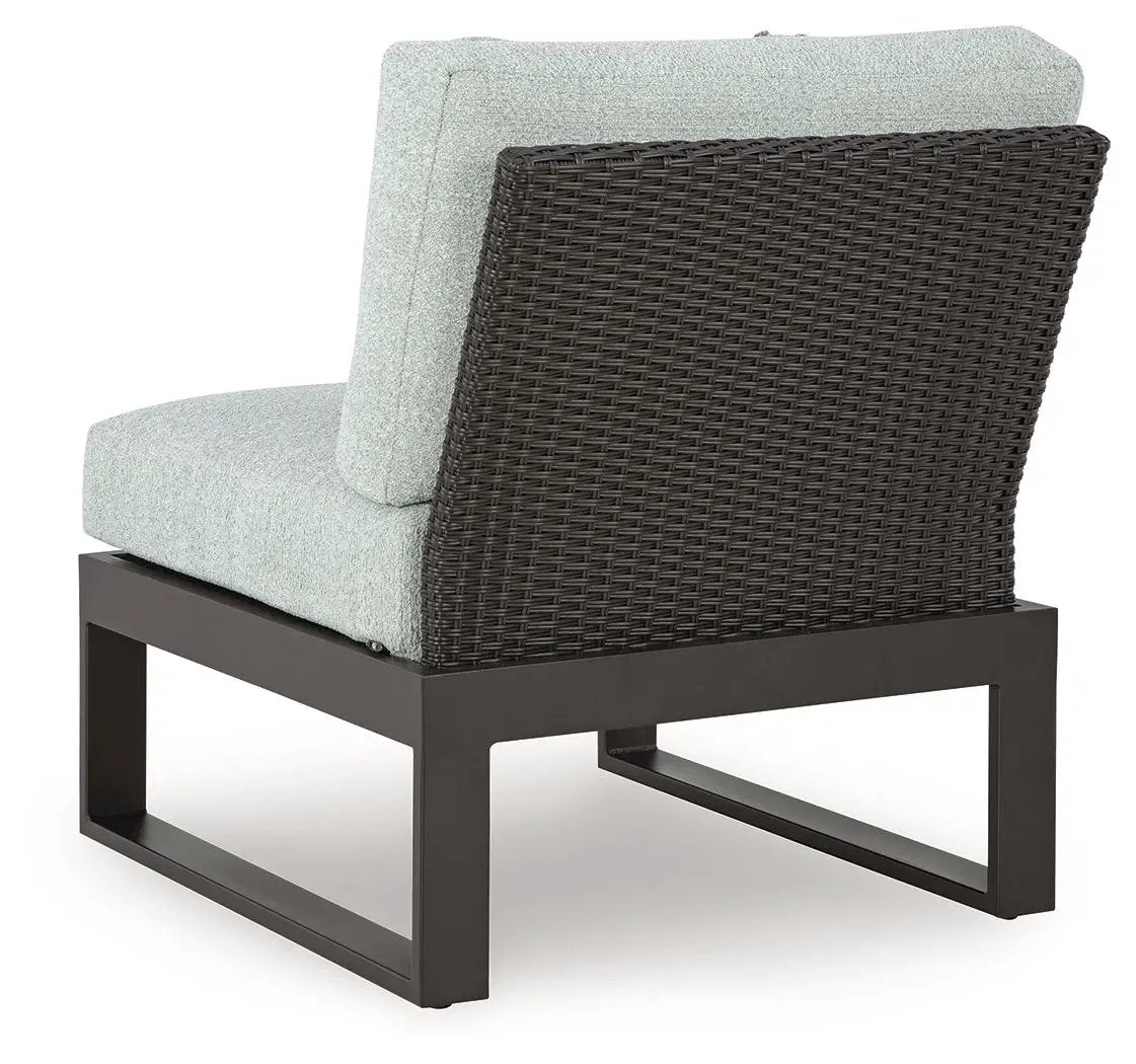 Beachloft Outdoor Aluminum Sectional with Wicker