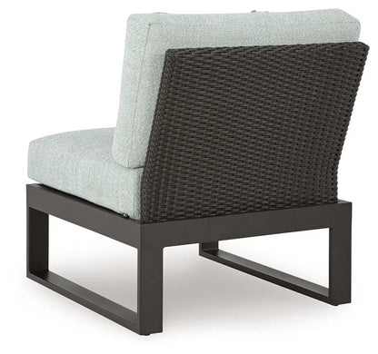 Beachloft Outdoor Aluminum Sectional with Wicker