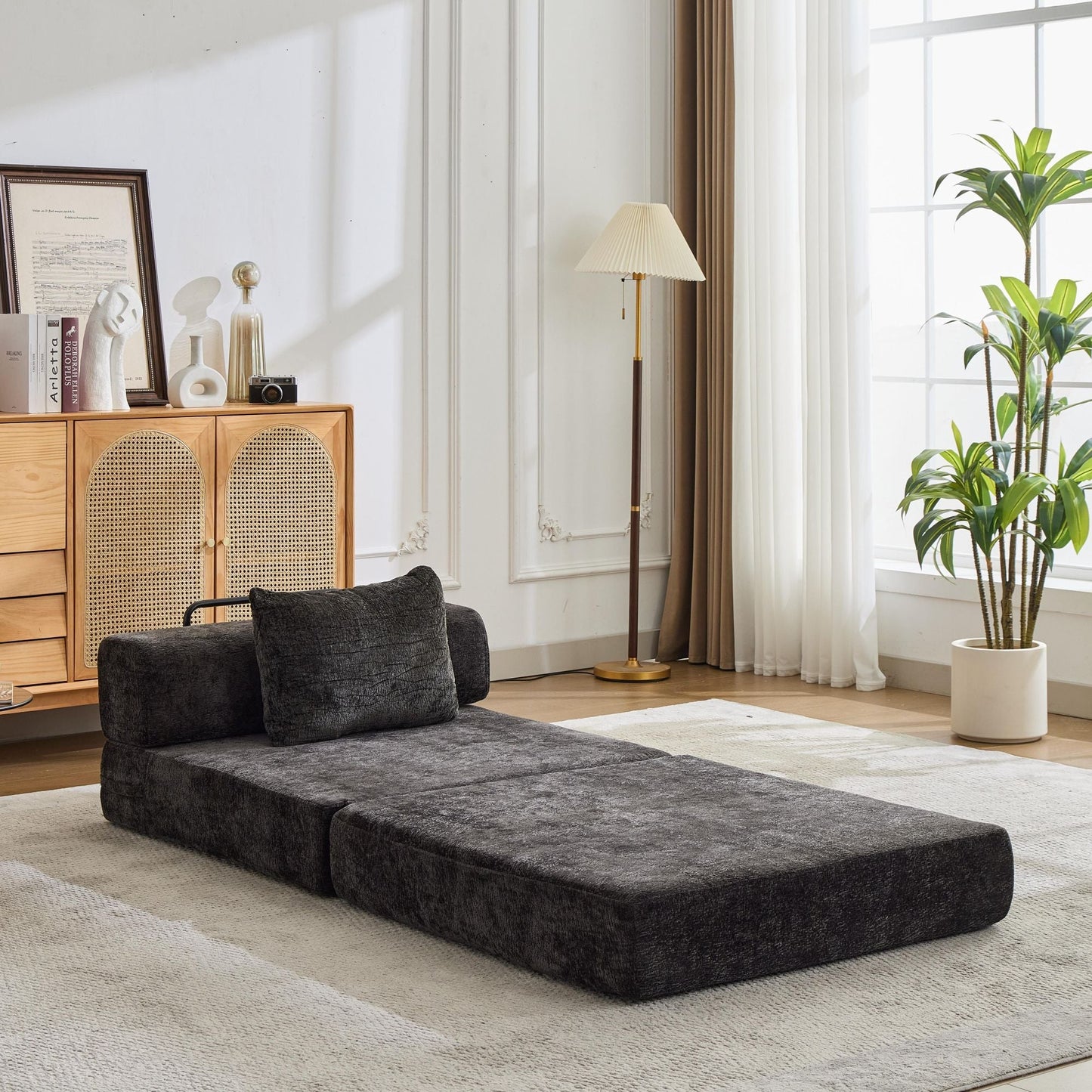 Convertible Floor Sofa Bed and Living Room
