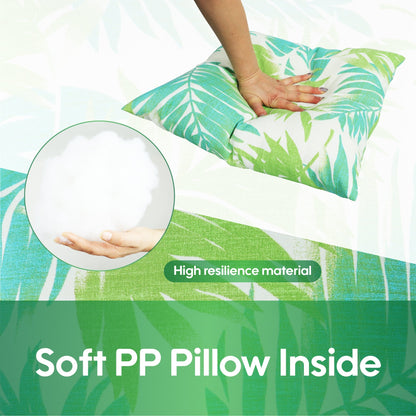 Pack of Two Waterproof Outdoor Throw Pillows
