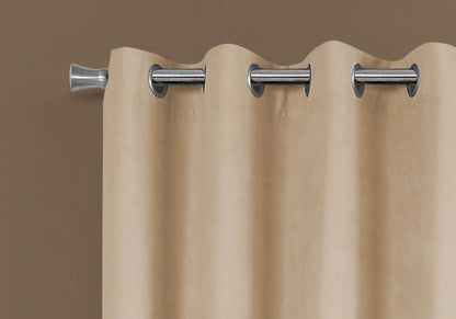 2 Piece Curtain Panel Set Room Darkening Grommet