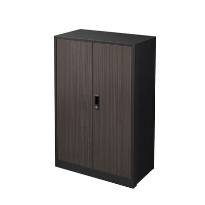 Metal storage cabinet with locking doors and adjustable shelf, wood doors, HouseOfZazla on Tampa Home & Garden Store