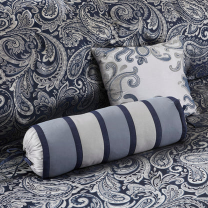 12 Piece Comforter and Cotton Sheets Navy King